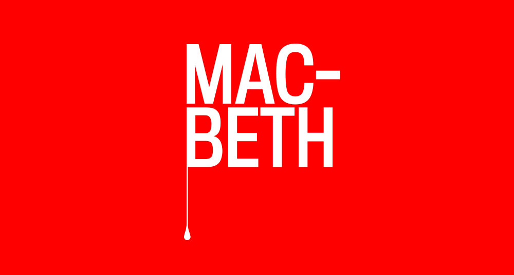 Diseño gráfico para Macbeth en gallego