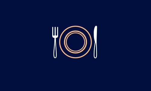 Diseño de icono de restaurante La Mansión
