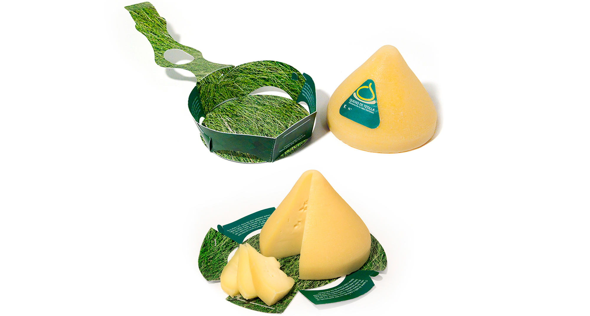 Diseño interior y desarrollo del envase para el queso de Tetilla
