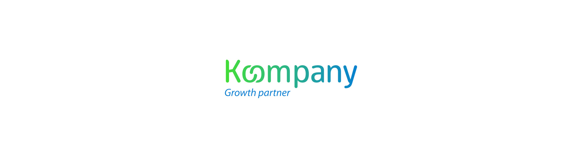 Logotipo diseñado para la marca koompany, empresa gallega de marketing digital
