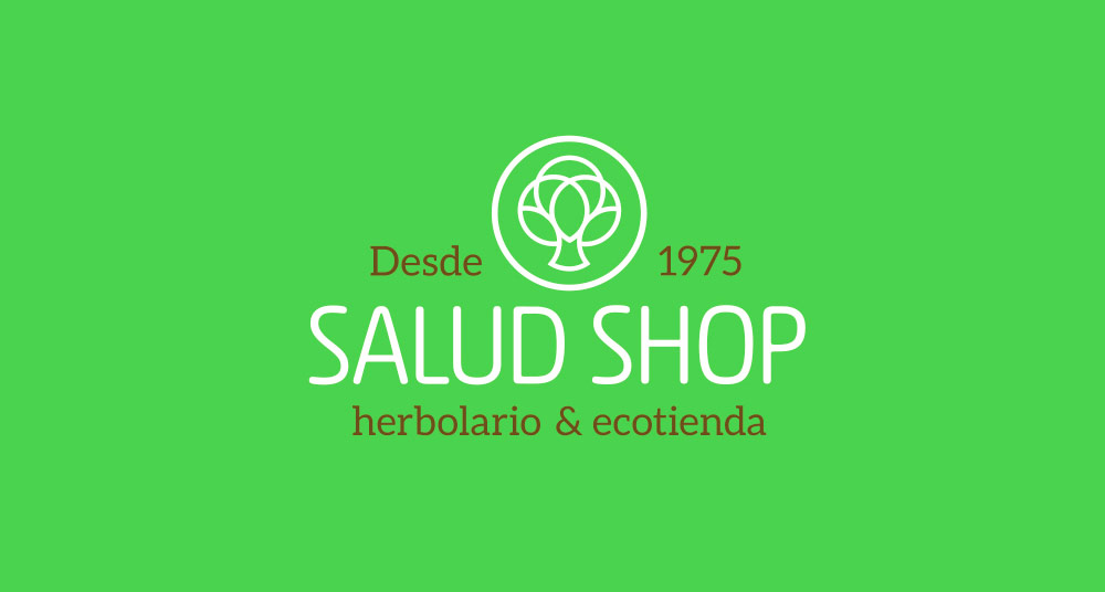 Diseno de marca para ecotienda Saludshop en A Coruña
