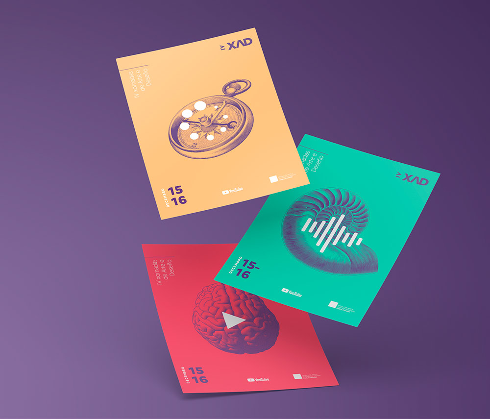Diseño folleto programa Xornadas Deseño